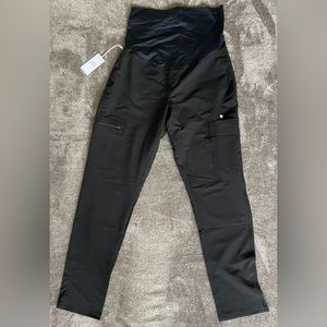 NEW Black Figs Yola Maternity Skinny Scrub Pants Medium Tall